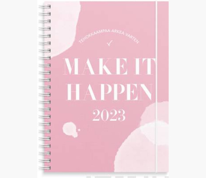 Kalender Make It Happen 2023 rosa. image