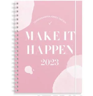 Kalender Make It Happen 2023, rosa. kuva