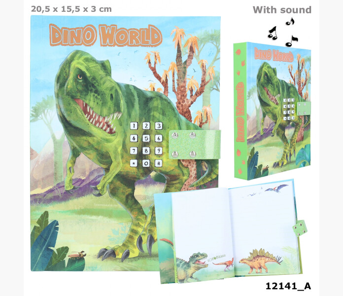 Dino World dagbok med kodlas image