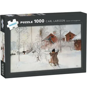 Carl Larsson pussel Gården och bygghuset 1000bt image
