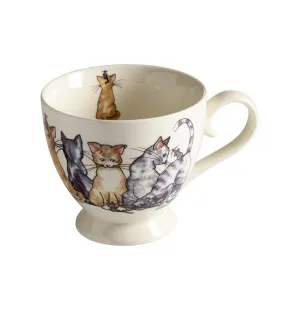 Nääsgrändsgården Tekopp Katt H.10cm, 40cl kuva