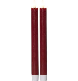 Star Trading flamme led antikljus röd 2 pack image