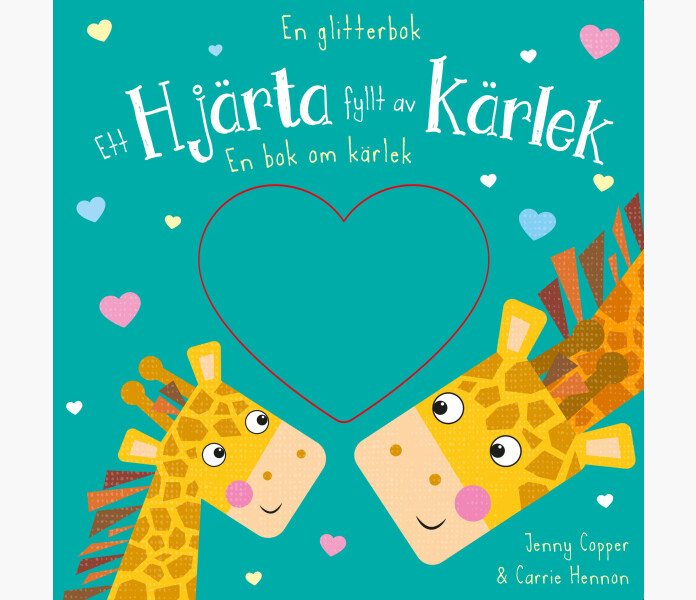 En glitterbok Ett hjarta fyllt av karlek image