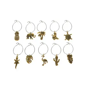 Vinglas koppmarkör Enjoy guld image