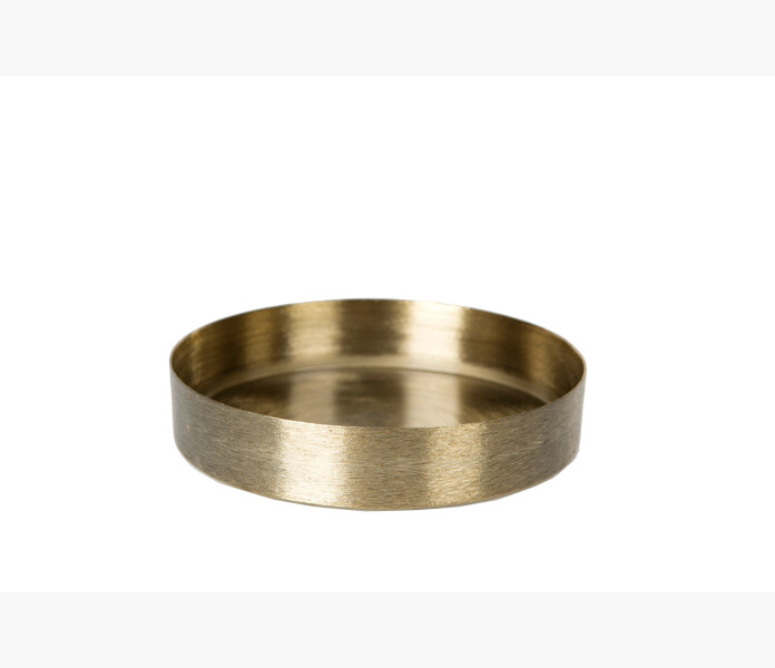 Ljusfat blockljus borstad messing kuva