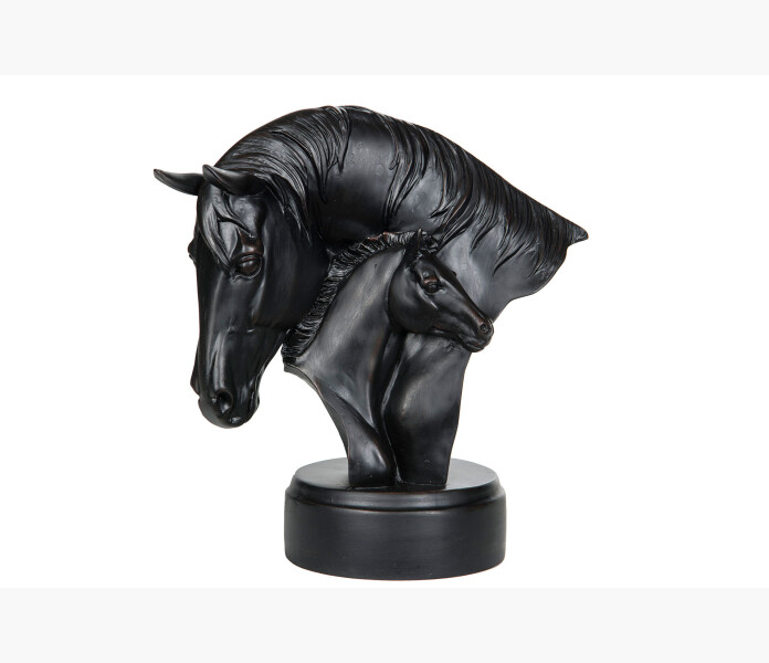 Hasthuvud med fol staende kuva