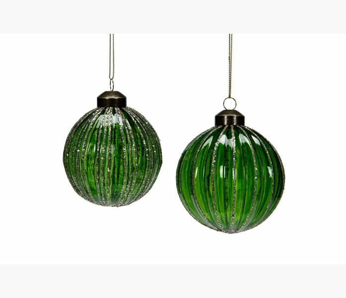 Glaskula Ava morkgron kuva