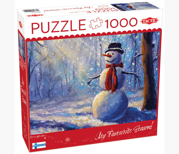 Pussel Happy Snowman 1000 bitar kuva