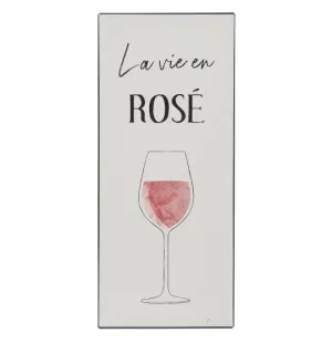 IB Laursen Metall Skylt La vie e Rosé kuva
