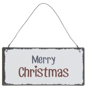 IB Laursen Metall Skylt Merry Christmas, liten kuva