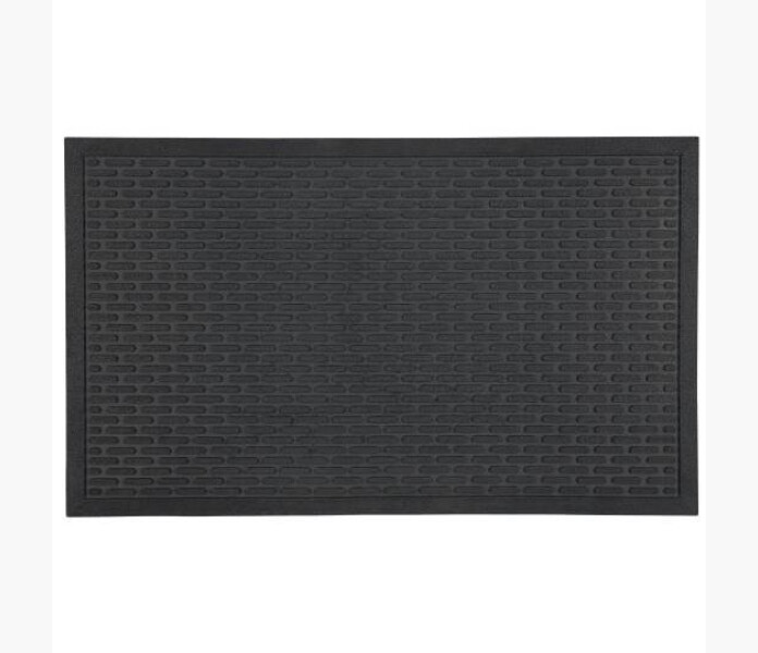 IB Laursen Dorrmatta Gummi Svart 45x75cm kuva