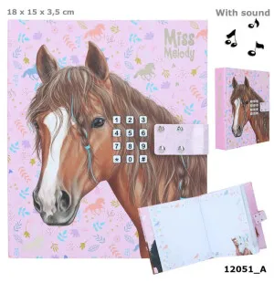 Miss melody dagbok med kod kuva