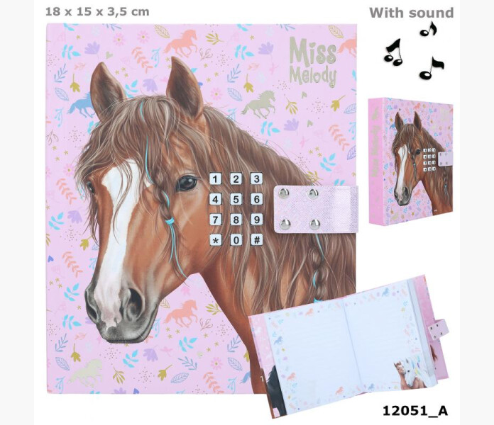 Miss melody dagbok med kod kuva