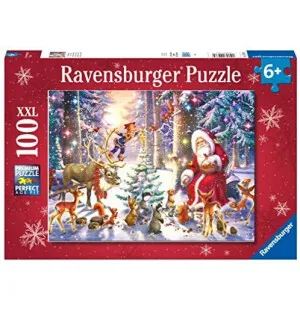 Ravensburger pussel 100bit Jul i skogen image