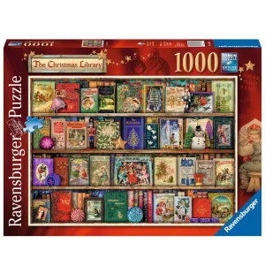 Ravensburger pussel 1000bt Jul biblioteket image