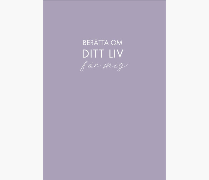 Beratta om ditt liv for mig en bok att ge bort o image