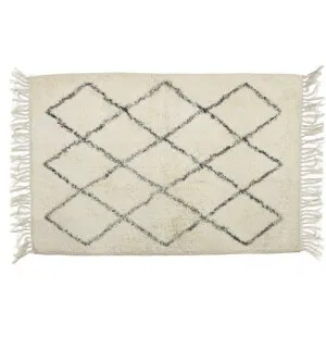 Svanefors Matta Shaggy Offwhite 140x200cm image