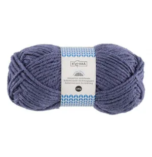 Kehrä Reflekterande stickningsgarn blå, 100g image