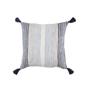 4Living Kudde Grant, blå/vit randig, 50x50cm image