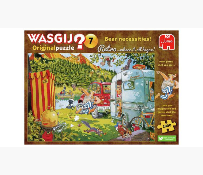 Pussel Wasgij 7 bear necessities 1000bitar kuva
