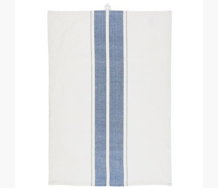 IB Laursen Kokshandduk vit bla randig kuva