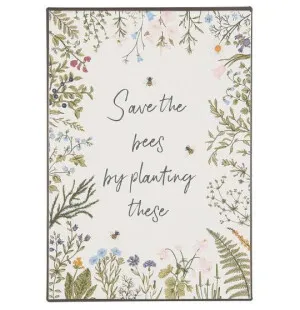 IB Laursen Skylt i metall, Save the bees by planti kuva