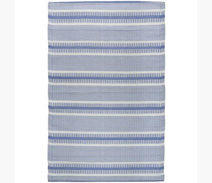 IB Laursen Plastmatta lila bla randig 120x180cm kuva