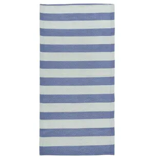 IB Laursen Plastmatta lila/grå randig, 90x180cm image