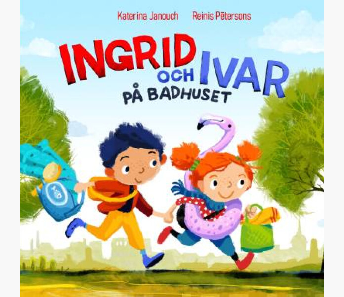 Ingrid och Ivar pa badhuset kuva