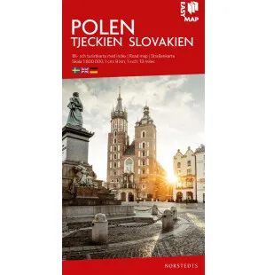 Polen, tjheckien, slovakien karta image
