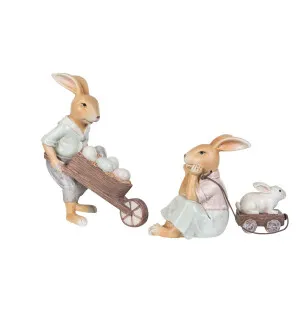 Kanin med kärra / vagn image