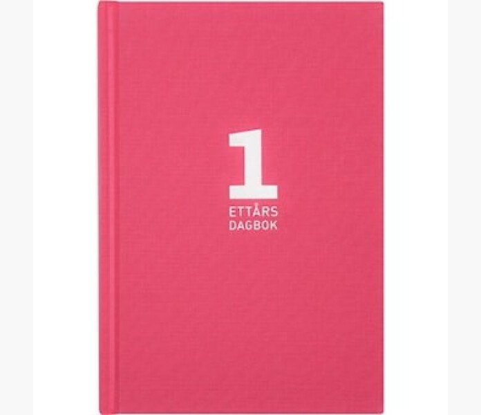 Ettars dagbok rosa linnetextil v2 image