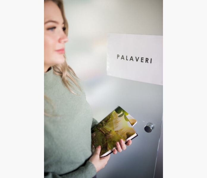 Antckningsbok Mumindalen linjer 135x195 cm  image