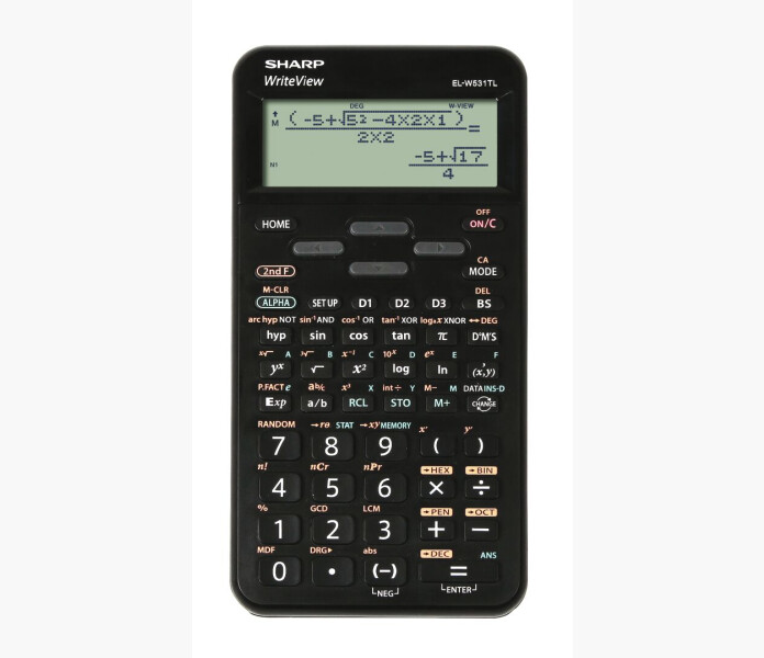 Sharp EL W531TLB BK funktionskalkylator image