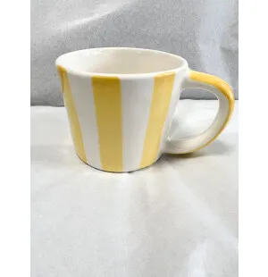 Bruka Design Cappuccino mugg capri, lemon stripes image