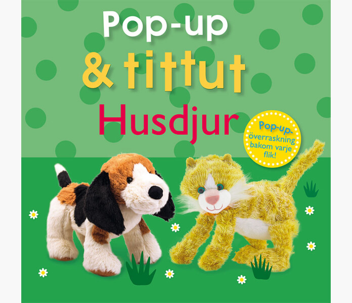 Pop up tittut. Husdjur. image
