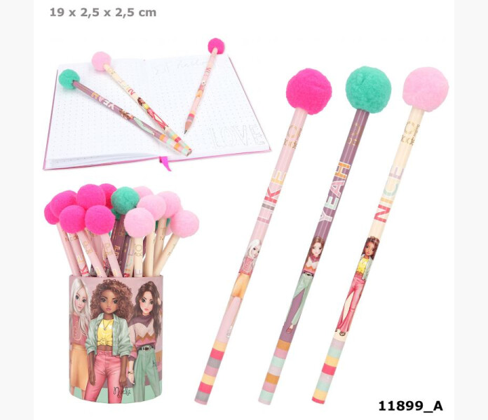 TopModel pompom blyertspenna kuva