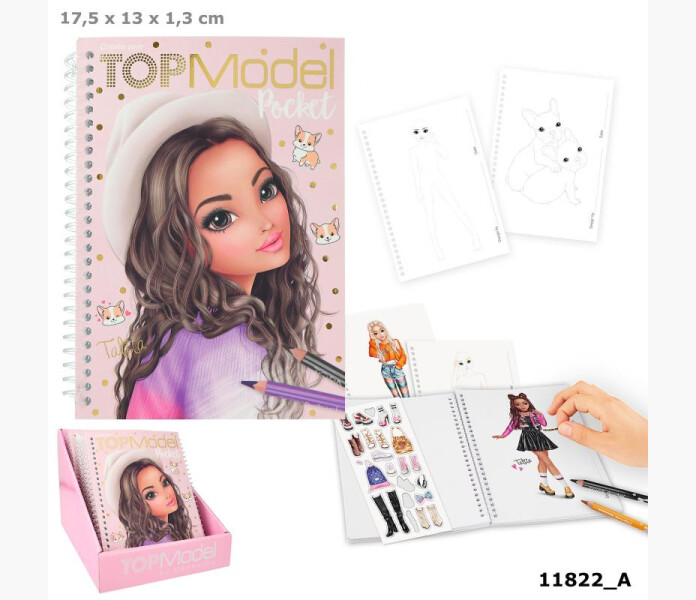TopModel fickmalarbok Talita kuva