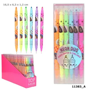 TopModel Duo neon highlighter kuva