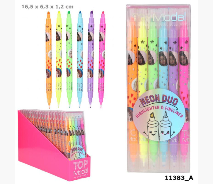 TopModel Duo neon highlighter image