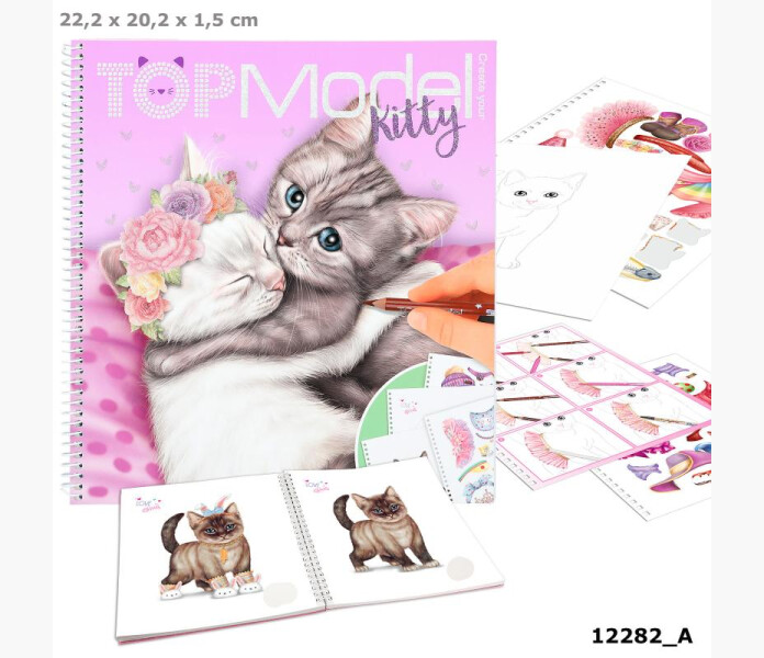 TopModel Kitty Malarbok image