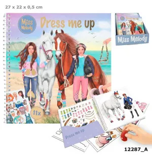 Miss Melody Dress Me Up Stickersbok kuva