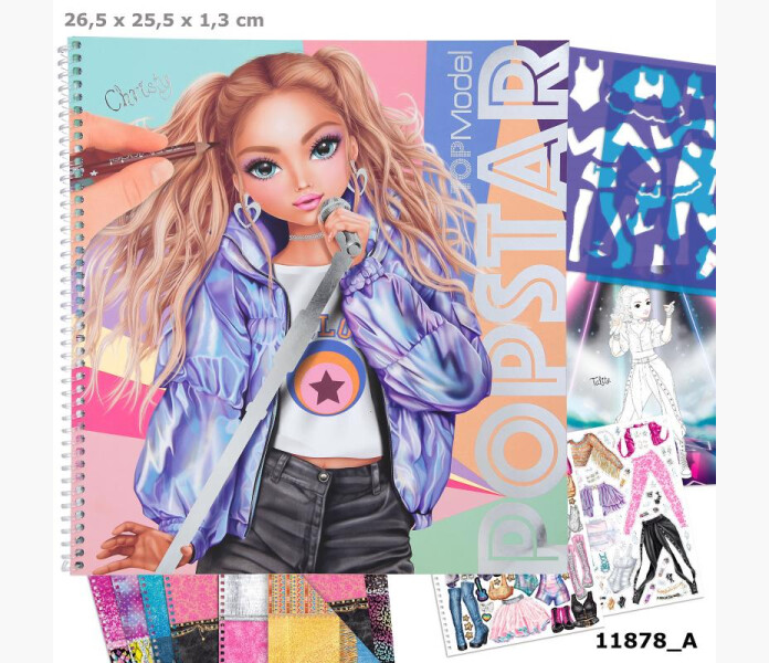 TopModel popstar designbok image