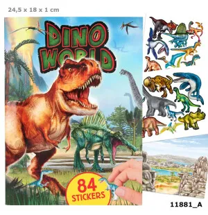 Create your dino world pysselbok kuva