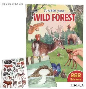 Create your wild forest pysselbok kuva