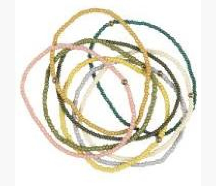 IB Laursen armband med glasparlor 8st image