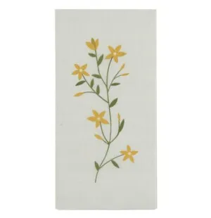 IB Laursen Servietter Flora gula blommor 16st image