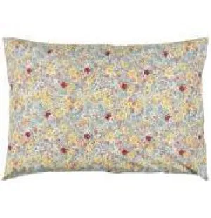 Kudd fodral ljus blå & ljus gula blommor image
