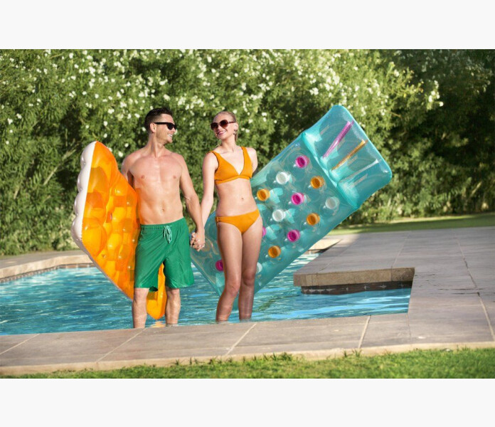 Bestway Flytmadrass Deluxe med dyna 188x71cm 2 kuva