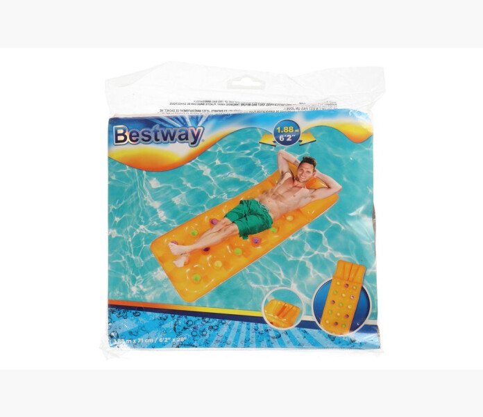 Bestway Flytmadrass Deluxe med dyna 188x71cm 4 kuva